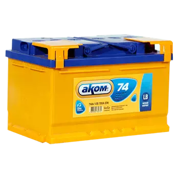 Аккумулятор АКОМ LB (Akom) 74.0 А/ч низкий AKB3480