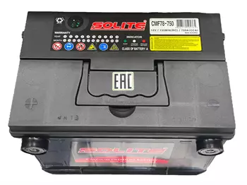Аккумулятор Solite CMF78-750 6-CT 85.1 боковые клеммы AKB4412