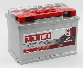 Аккумулятор Mutlu SFB M3 6СТ-75.0 низкий AKB2832