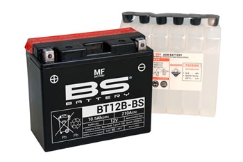 Аккумулятор BS battery AGM, 12В, 10 Ач 210 A (YT12B-BS)  BT12B-BS AKB4527