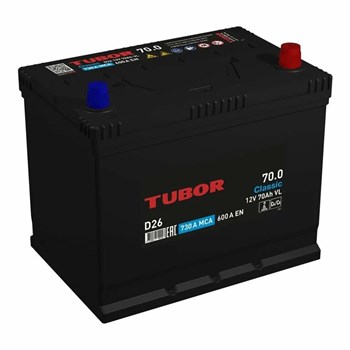 Аккумулятор TUBOR  70Ah D26L AKB6163