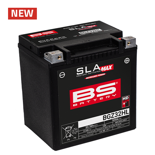 BS Battery SLA MAX BGZ32HL YIX30HL 32.0 Ah 500A AKB4443