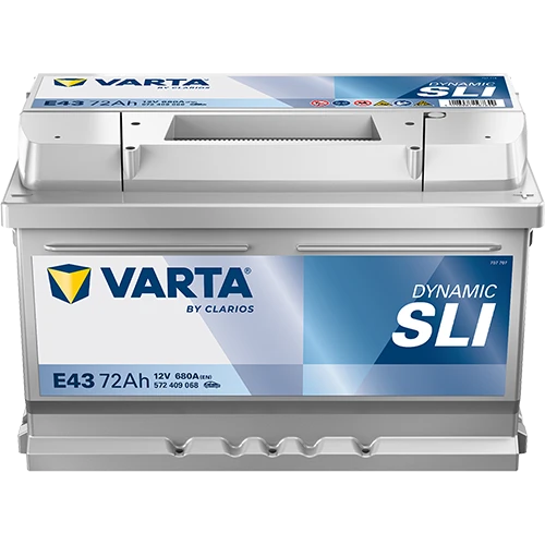 Аккумулятор VARTA Dynamic SLI 6СТ-72.0 (572 409 068) низкий, 680 А AKB2660