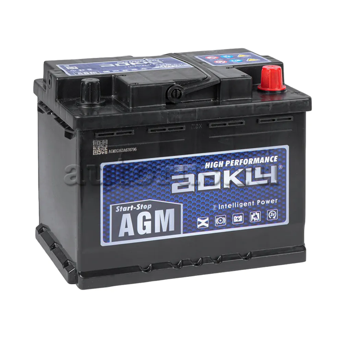 Аккумулятор AOKLY  Start-Stop AGM 60 А/ч AKB3621