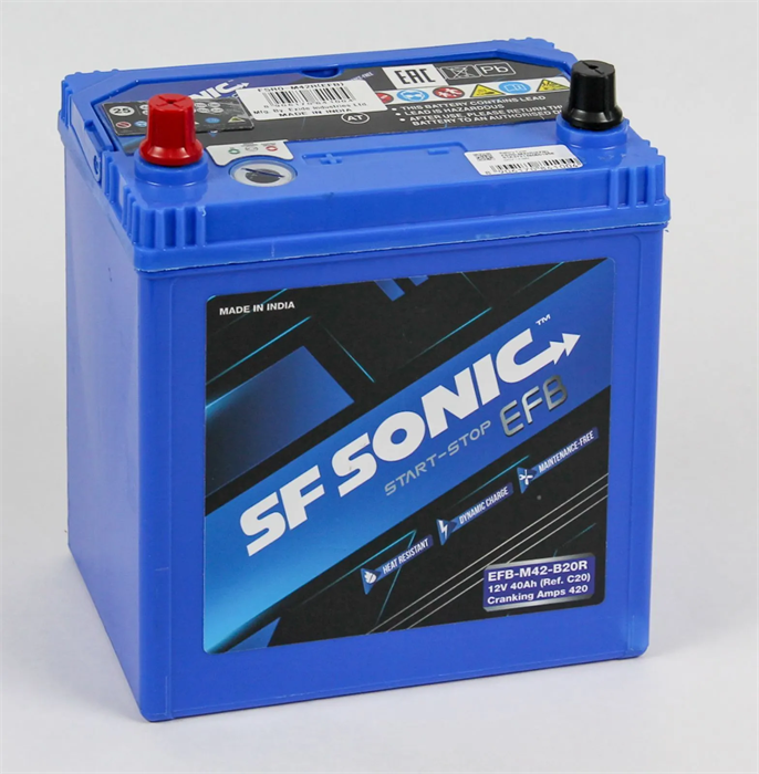 SF SONIC EFB  6СТ-40.1 (42B20R) тонк.кл AKB3112