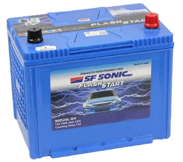 Аккумулятор SF SONIC 70.0 700 А 90D26L AKB6164