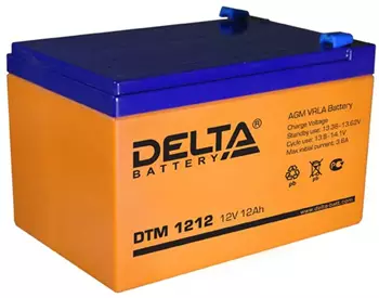 Аккумулятор DELTA DTM 1212 12Ah AGM AKB3639