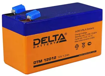 Аккумулятор DELTA DTM 12012  1.2Ah Вспомогательный для Мерседес OEM N000000004039 AKB3632