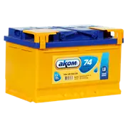 Аккумулятор АКОМ LB (Akom) 74.0 А/ч низкий AKB3480