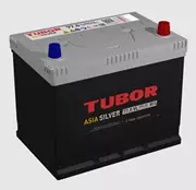 Аккумулятор TUBOR ASIA SILVER 6СТ-77.0 VL   бортик AKB6269