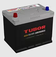 Аккумулятор TUBOR ASIA SILVER 6СТ-77.1 VL   бортик AKB6270