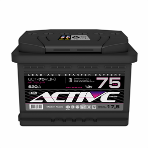 Аккумулятор ACTIVE FROST 6СТ-75.0 620A AKB2736