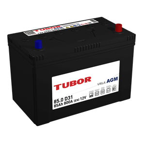 Аккумулятор TUBOR AGM 6CT-85.0 VRLA D31 AKB6249